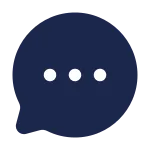 Chat Round Dots SVG Icon